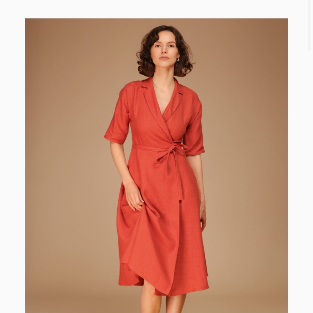 Linen handmade studio linen dresses